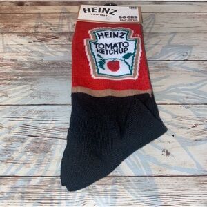 Heinz tomato, ketchup, men’s socks
